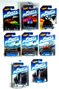 HW - "2017 Fast & Furious" Complete Set 1-8- Nissan/Toyota Protector Cases. - Picture 1 of 19