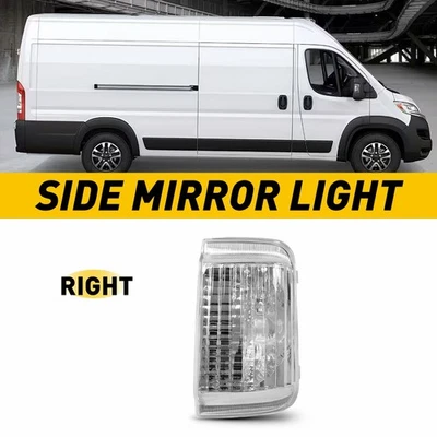 RIGHT SIDE MIRROR TURN SIGNAL LIGHT For 2014-2021 RAM PROMASTER 1500 2500 3500 - Imagem 1 de 4