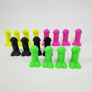 4PCS Penis Valve Stem Cap Christmas Gift 3D Novelty Gag Prank Tire Parts - Picture 1 of 10