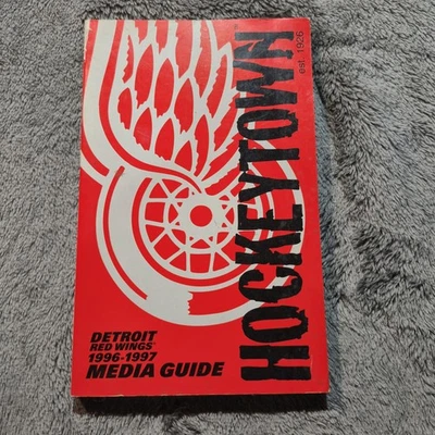 De colección Detroit Red Wings Media Guide NHL Hockey Hockeytown Clásico 1996 1997 Foto 1 de 4