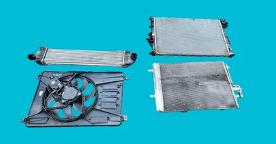 FORD S MAX MK1 CD340 2013 2.0 TDCI RADIATOR PACK RADIATOR FAN A/C INTERCOOLER - Image 1 of 4