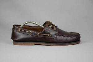 Timberland Clásico 2 Ojos Clásico Lug Barco Zapatos Para Hombre Mocasines EE. UU. 10 UK 9.5 EU 44 - Imagen 1 de 12
