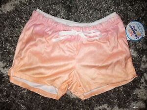 Girls justice super soft cozy sleep shorts size 10 new pink/orange ombre