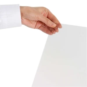 Cubierta antirreflejos de PET 11x17" lente transparente para marcos de póster a presión deslizables de negocios - Imagen 1 de 12