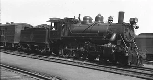 2J775 DARK NEG/RP 1930s? CHICAGO & ILLINOIS MIDLAND RAILROAD 440 LOCO 500 PEORIA - Picture 1 of 1