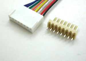 Connettore femmina 8 pin KF2510 2,54mm 300mm cavo maschio dritto PCB testata 30 set - Foto 1 di 5