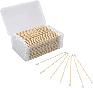 BOOSTEADY 6 Inch Cotton Gun Cleaning Swabs with Bamboo Handle（Choose Your Tip） - Picture 1 of 12