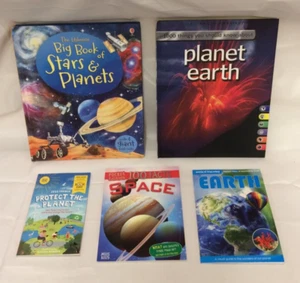 5x Space Books-Protect The Planet Space, 1000 Things You Should Know About Earth - Picture 1 of 8