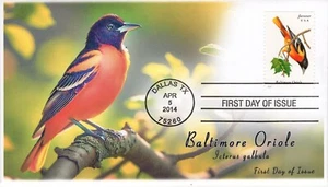 AO-4886-2, 2014, Songbirds, First Day Cover, Add-on Cachet, Standard Postmark, B - Picture 1 of 1