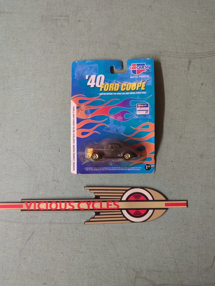 New First Gear '40 Ford Coupe Die-Cast 1:64 Scale Car Quest Auto Parts - Image 1 of 3