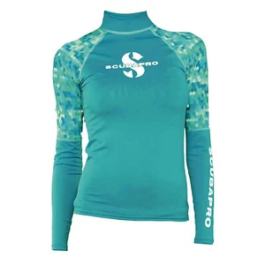 ScubaPro Caribbean Rash Guard Womens Long Sleeve (UPF50) - Picture 1 of 5