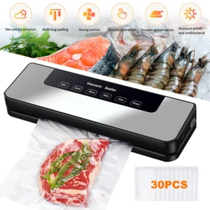 Commercial Vacuum Sealer Machine Seal Meal Food Saver System with 30 Free Bag US - Picture 1 of 17