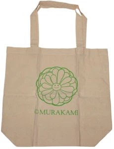 Takashi Murakami Canvas Beige Flower Tote Bag - Bild 1 von 12