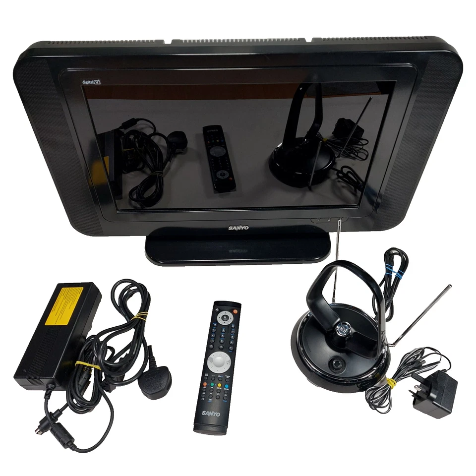 Sanyo CE20WLD25-B TV Coloured Television 20 Inc Scart VGA USB With Remote - Image 1 of 4