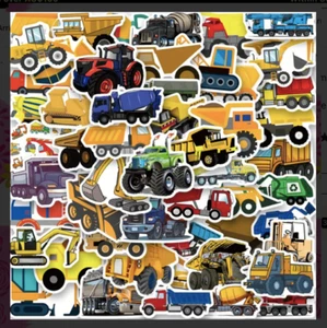 DISNEY 50 WATERPROOF CARTOON STICKERS LAPTOP, WATER BOTTLE VEHICLES D41-B11 - Picture 1 of 2