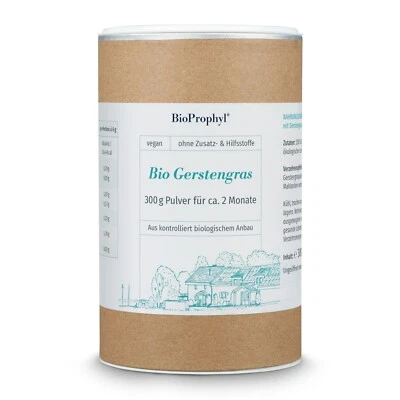 BioProphyl Gerstengras BIO | 300 g junges Gerstengras Pulver aus BIO Anbau - Bild 1 von 4
