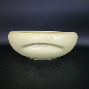 Vintage MCM Russell Wright China By Iroquois Chartreuse 8" Serving Bowl Pinched - Picture 1 of 7