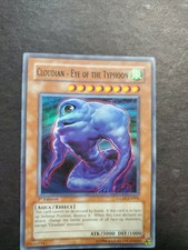 Yu-Gi-Oh TCG Cloudian-Eye of the Typhoon 1st Ed SR HOLO GLAS-EN005 M. Played