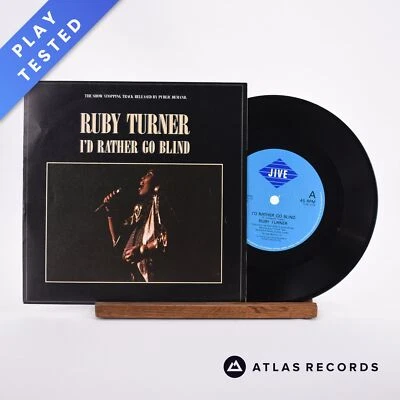 Ruby Turner - I'd Rather Go Blind - 7" Vinyl Record - VG+/VG+ - Image 1 of 4
