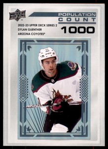 2022-23 UD Series 2 Population Count 1000 #PC-41 Dylan Guenther /1000