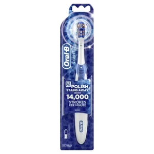 Oral-B 3D White Battery Powered Electric Toothbrush for Adults, Colors May Vary - Picture 1 of 7