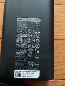 Dell Laptop Ladegerät Netzteil 65W 6TFFF JNKWD 3F1CN LA65NM130 HA65NM130 - Bild 1 von 9