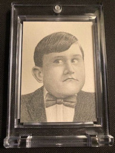 HARRY POTTER DUDLEY DURSLEY HARRY MELLING SKETCH CARD ARTIST RICHARD SALVUCCI !