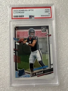 😳CJ STROUD 2023 PANINI DONRUSS OPTIC RC”PSA 9 COMO NUEVO”TEXANS - Imagen 1 de 2