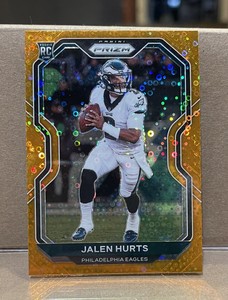2020 Panini Prizm Jalen Hurts RC Disco Prizm 