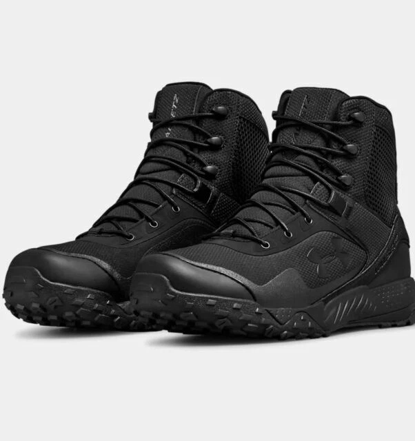Under Armour 7 Valsetz RTS 1.5 Tactical Duty BOOTS Men's 10 Black 3021034