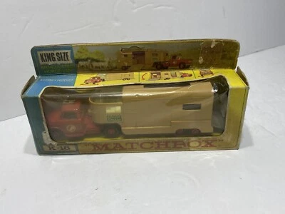original MATCHBOX KING SIZE K-18 ARTICULATED HORSE VAN in Original Box READ - Image 1 of 4