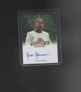  Star Trek Discovery season 3 Karen Robinson autograph card 