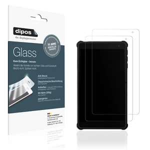 2x Protecteur d'écran pour Tablette Pritom 7 Pouces Verre Flexible Mat 9H dipos - Photo 1/7