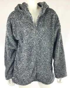 Women's Pullover Sweater Size XL Gray Soft Material Lightweight Stretch Hooded - Picture 1 of 7