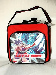 BEY BLADE~~ RED CANVAS BAG WITH POCKET TO PUT CARS 10-1/2" X 11" - Picture 1 of 5