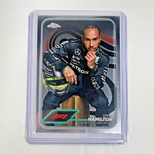 2024 Topps Chrome Formula 1 - Set base ritratto Lewis Hamilton #6 Mercedes AMG - Foto 1 di 3