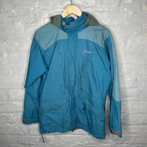 Chaqueta cortavientos Berghaus Gore-Tex azul para mujer caminar senderismo - talla UK 12 - Imagen 1 de 17