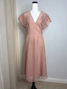 Country Road Nude Lace Dress Size 16 XL Long Midi Pretty Party Event - Picture 1 of 6