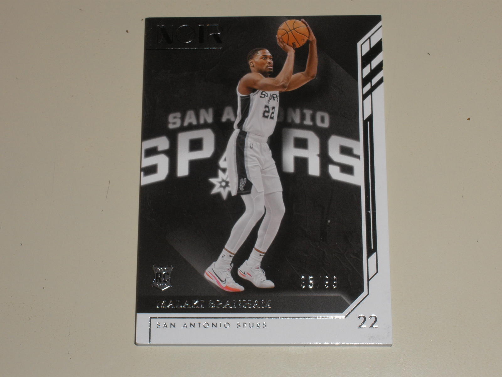 2022-23 Panini Noir Association Edition #163 Malaki Branham 95/99 Rookie RC