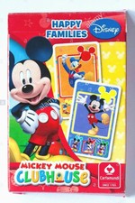 Mickey Mouse Happy Families Family Card Games Classic Disney New Clubhouse