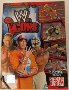 Colección de pegatinas WWE ICONS Topps - Álbum de pegatinas - Imagen 1 de 3