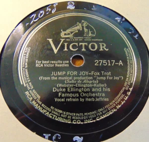 78RPM Victor Duke Ellington, v Jeffries - Jump for Joy / Brown Skin Gal, V V+ V - Imagen 1 de 5