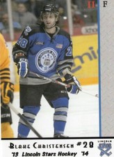 2013/14 Lincoln Stars Series 2 - BLAKE CHRISTENSEN [Newfoundland Growlers] ECHL