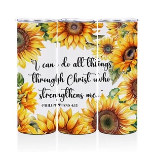 Inspirational Christian Gifts Religious Gfts for Women Bible Gifts Tumbler, 2... - Picture 1 of 6
