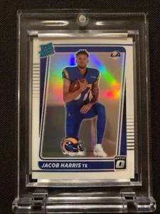2021 PANINI DONRUSS OPTIC CARD JACOB HARRIS 238 VARIATION SILVER PRIZM RATED RC - Picture 1 of 2