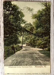 Wissahickon Drive Fairmount Park Philadelphia Vintage Postcard - Picture 1 of 2