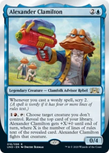 Alexander Clamilton Unsanctioned NM Blue Rare MAGIC THE GATHERING CARD ABUGames - Picture 1 of 1