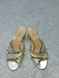 Valentino Metal Studded Heel Sandal EU Size 36 - Picture 1 of 10