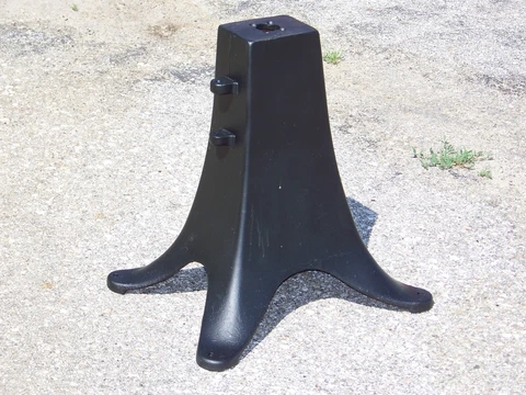 Antique Cast Iron Cream Separator Base Stand Steampunk Industrial Table Pedestal Cover