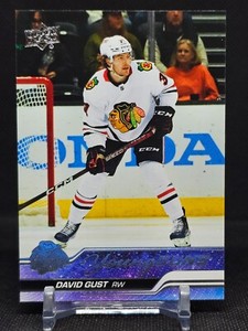 DAVID GUST 2023-24 UPPER DECK SERIES 1 YOUNG GUNS #218 Chicago Blackhawks